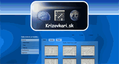 Desktop Screenshot of krizovkari.sk
